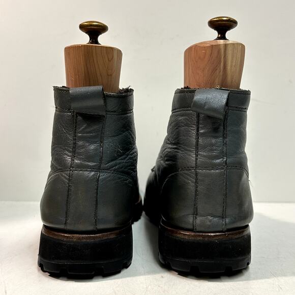 VGUC Rancourt & Co. Winter Boot Gray Leather Fleece Lined Made in Maine USA 12 main image 8